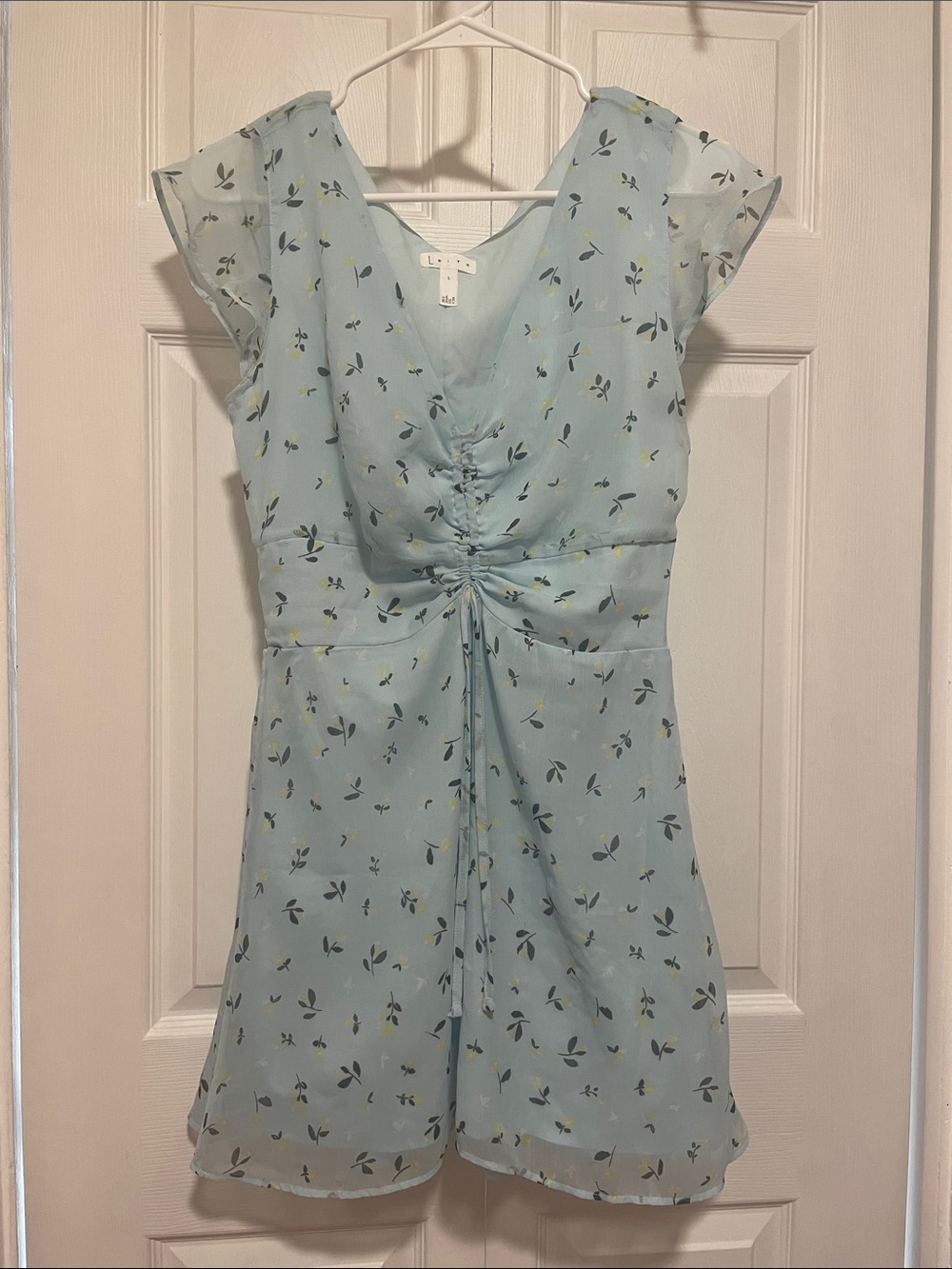 Leith cap sleeve mini dress